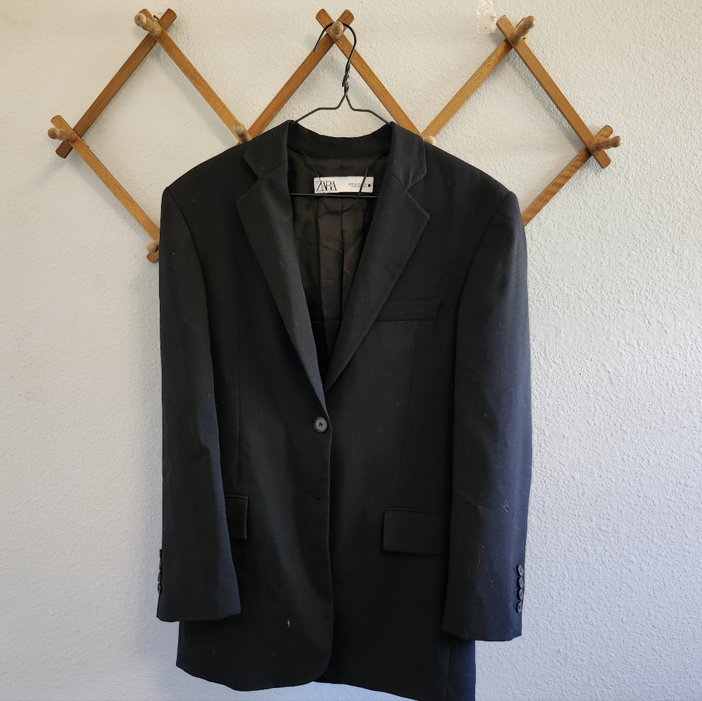 Zara Oversized Black Blazer